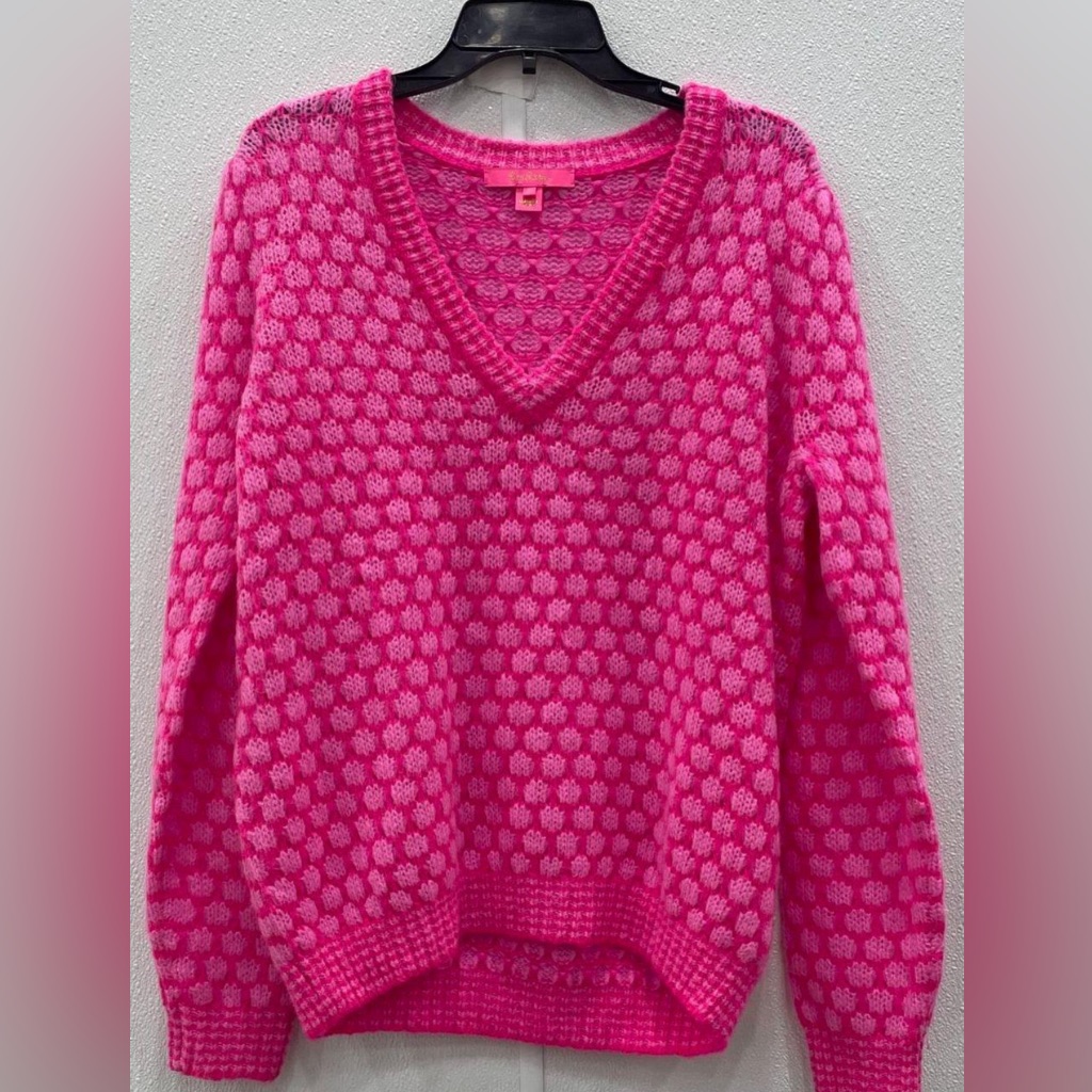 Lilly Pulitzer Vibrant Pink Knit Top